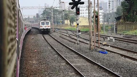 MUMBAI LOCAL Video stock 98489621