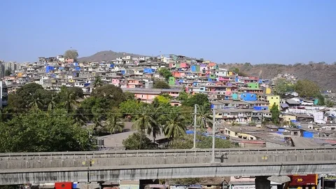 MUMBAI METRO Video stock 98630307