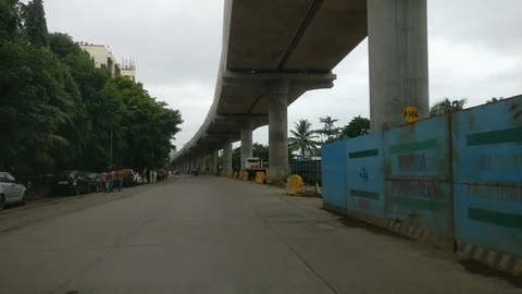 Mumbai Metro Video stock 99179405