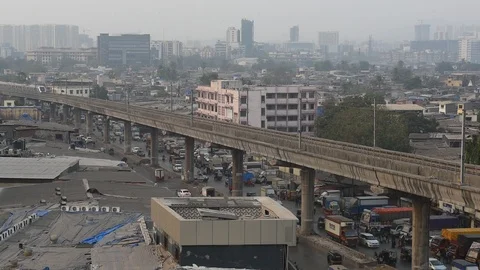 Mumbai Metro  Video stock 99949486