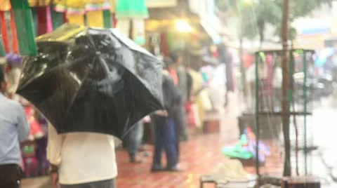 Mumbai Monsoon 4 Stock Footage 11226860