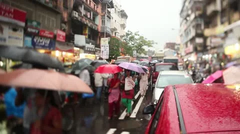 Mumbai Monsoon 7 Stock Footage 11226392