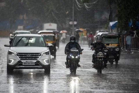 Mumbai monsoon 库存照片