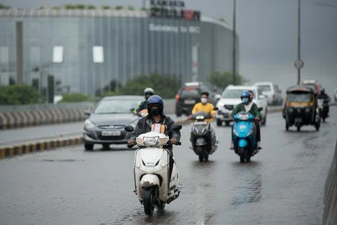 Mumbai monsoon 库存照片