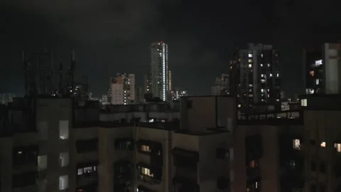 Mumbai Night Drone View 스톡 동영상 239731886
