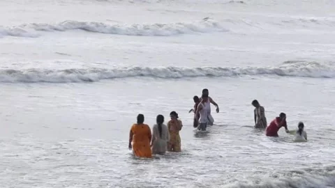 Mumbai prepares for storms as monsoon arrival is delayed, Bombay, IN - 22 Jun 20 Stock Footage 337636523