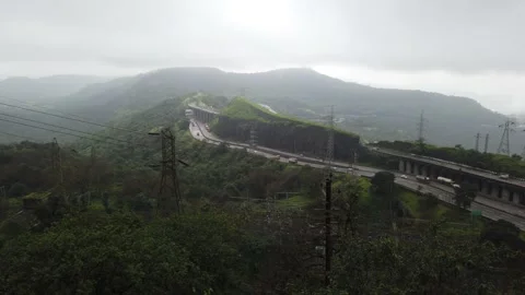 Mumbai Pune Expressway 스톡 동영상 140989001
