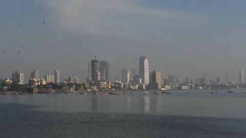 Mumbai Sky Line Stock Footage 99949038