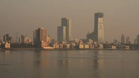 Mumbai skyline Stock Footage 137419340