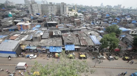 Mumbai slums, India Stock Footage 57294767