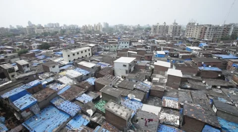 Mumbai slums, India Stock Footage 57297214