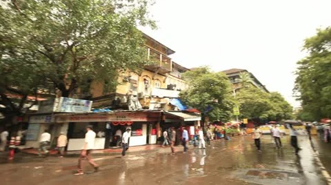 Mumbai Streets 3 Stock Footage 11227126