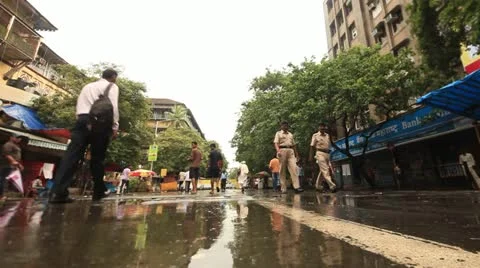 Mumbai Streets 5 Stock Footage 11227447