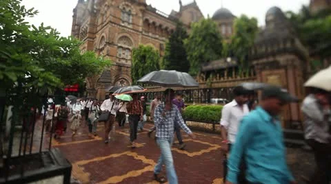 Mumbai Streets 6 Stock Footage 11234052
