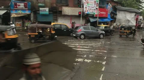 Mumbai Streets 8 Stock Footage 11226391