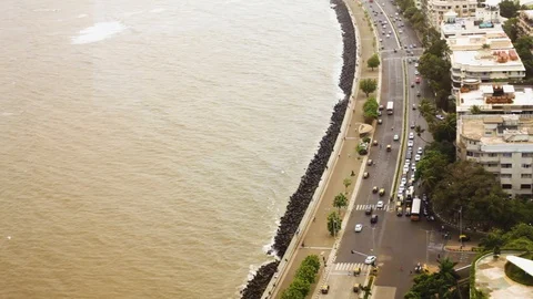 Mumbai Traffic Stock Footage 120018211