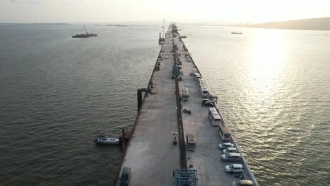 Mumbai Trans Harbour Link Stock Footage 292444514