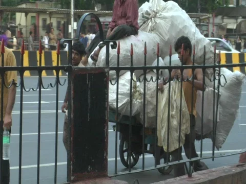 Mumbai - VT and Goods Cart1 動画素材 690271
