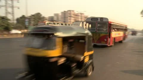Mumbaitraffic01 Stock Footage 10332926