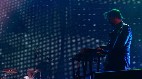 Mumiy Troll live performance at the rock festival The Best City.UA 스톡 동영상 32116632