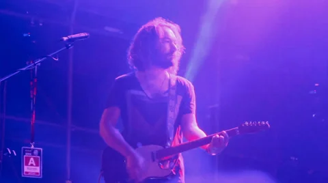 Mumiy Troll live performance at the rock festival The Best City.UA Vídeos de archivo 32123781