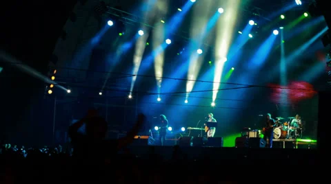 Mumiy Troll live performance at the rock festival The Best City.UA Vídeos de archivo 32214890
