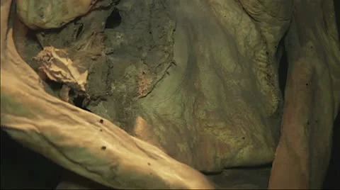 Mummified corpse Stock Footage 10607706