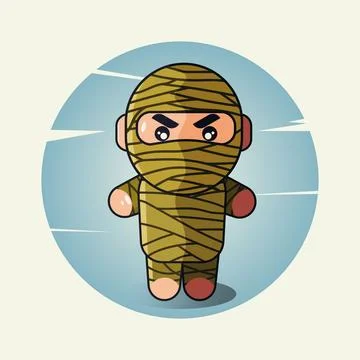 Mummy cute design cartoon vector illustration Stock Illustration