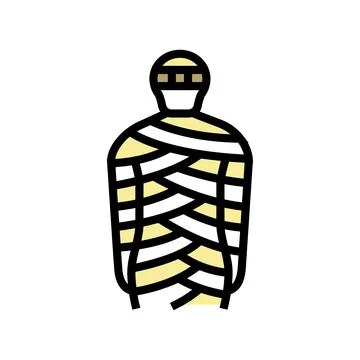 Mummy egypt color icon vector illustration Stock Illustration