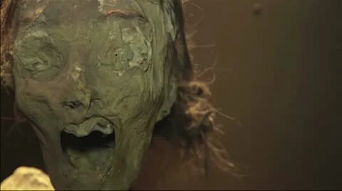 Mummy Face Stock Footage 10579975