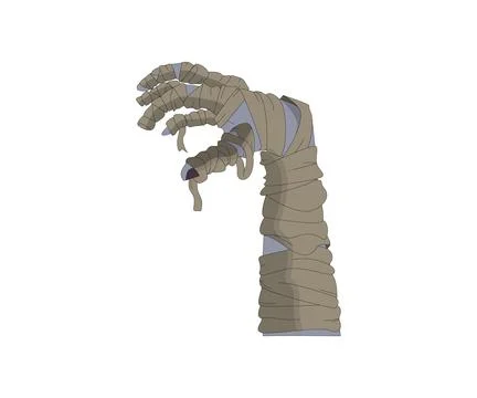 Mummy hands vector Stock Illustration