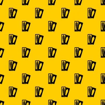 Mummy in sarcophagus pattern vector Ilustración de archivo