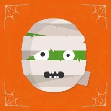 Mummy vector halloween icon Stock Illustration