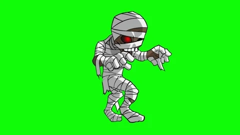 Mummy walk cycle animation. Stock-Footage 150649400