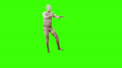 Mummy walks Stock Footage 48993274