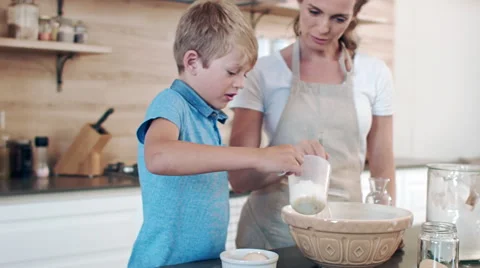 Mum's little helper Stock Footage 60789995