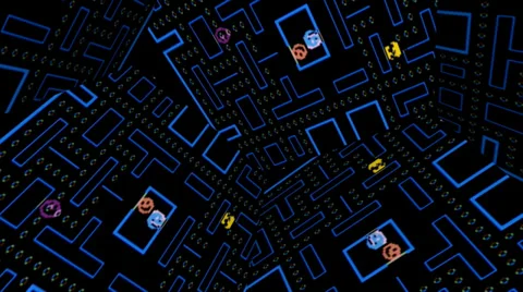 Munchman Hexagon Stock Footage 38403961