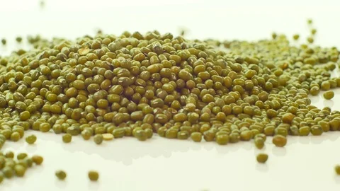 Mung bean falling. 库存影片 89612132