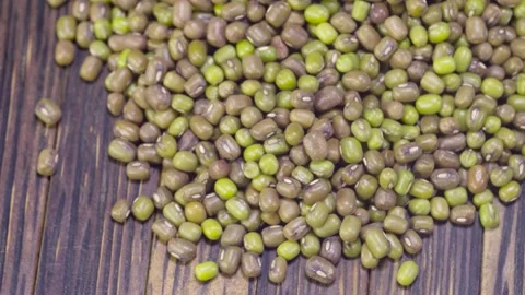 Mung Beans Background Rotate Video stock 131562531