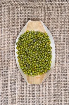 Mung beans close up Stock Photos