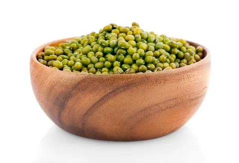 Mung beans isolated Stock Photos