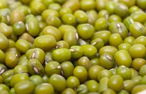 Mung beans isolated Stock Photos