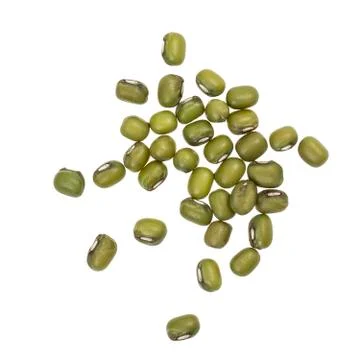 Mung beans spread out Stock Photos
