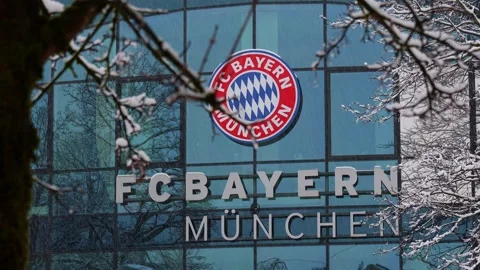 Munich, bavaria, germany - 07 01 2024: the headquarter of Football Club Bayer Stock Footage 261400907