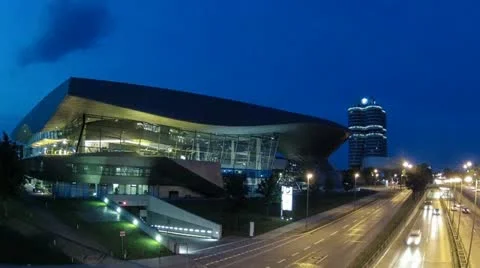 Munich bmw welt Video stock 12159049