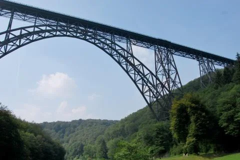 Munich bridge Foto stock