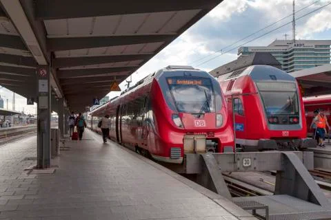 Munich Central Station Foto stock