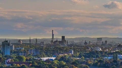 Munich cityscape footage Видео 127315973