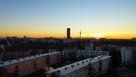 Munich drone video 動画素材 108064270
