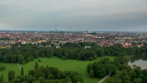 Munich drone video Видео 138539998